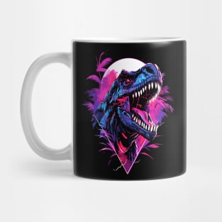 Synthwave T-Rex Mug
